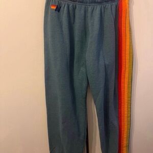 Aviator Nation Blue Garment with Orange Accent